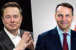 Musk nazwał Sikorskiego "śliniacym się imbecylem" z powodu Ukrainy i Starlink
