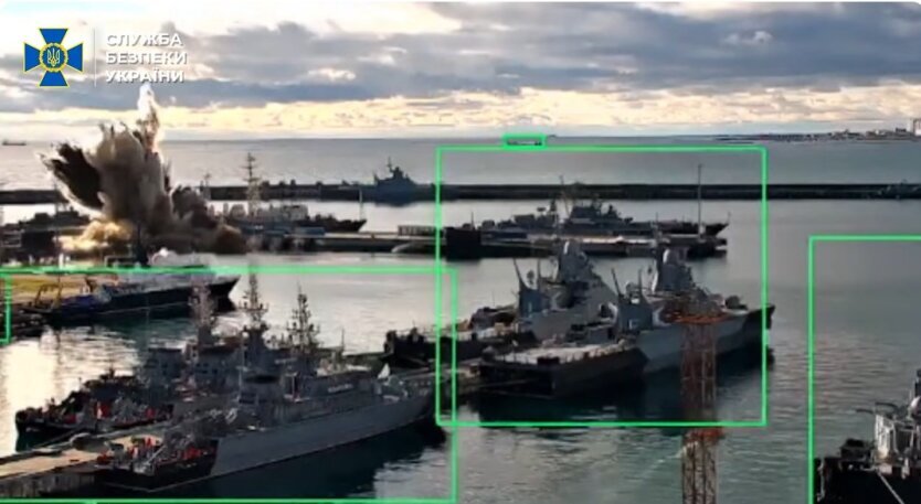 SBU wysadziła okręt podwodny w Noworosyjsku podwodnym dronem "Sub Sea Baby": wideo