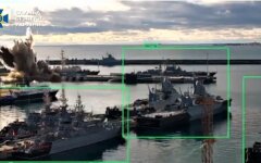 SBU wysadziła okręt podwodny w Noworosyjsku podwodnym dronem "Sub Sea Baby": wideo